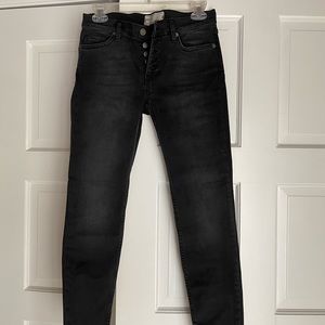 Free People Jeans, Black